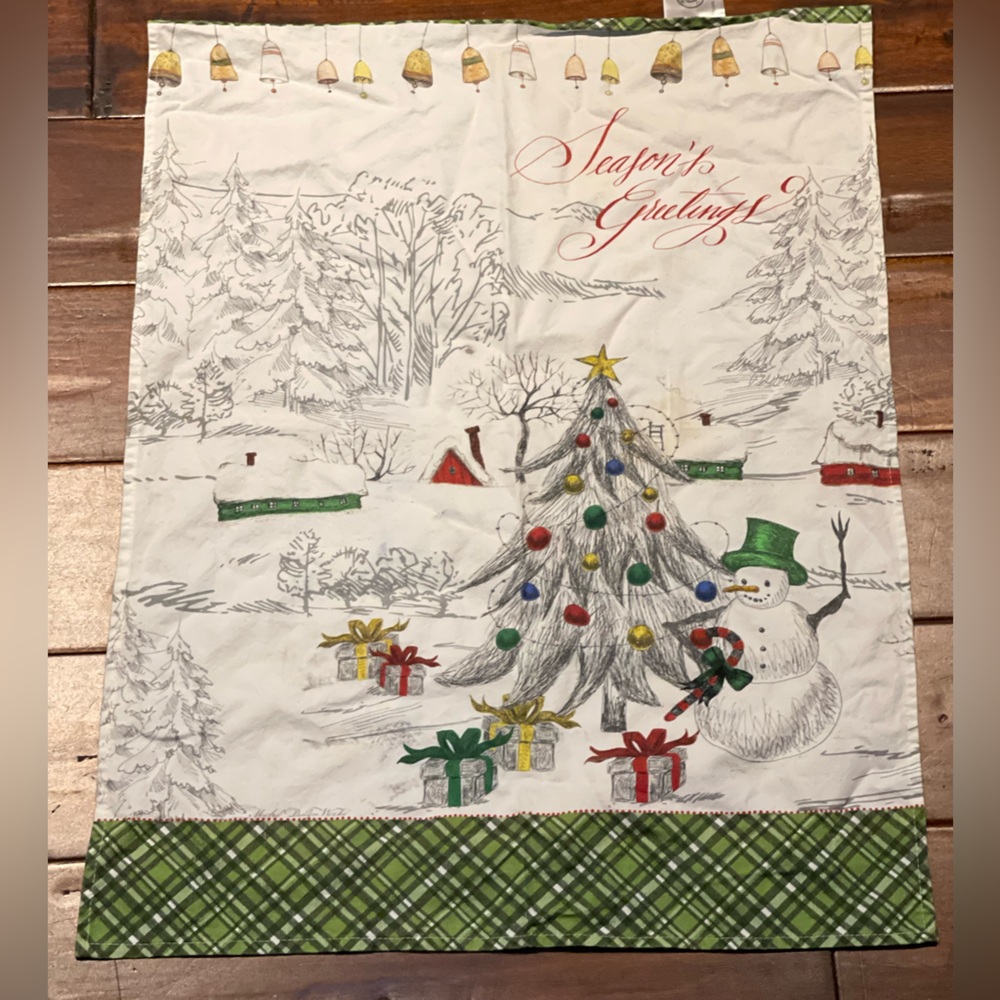 Michael design works holiday kitchen towel